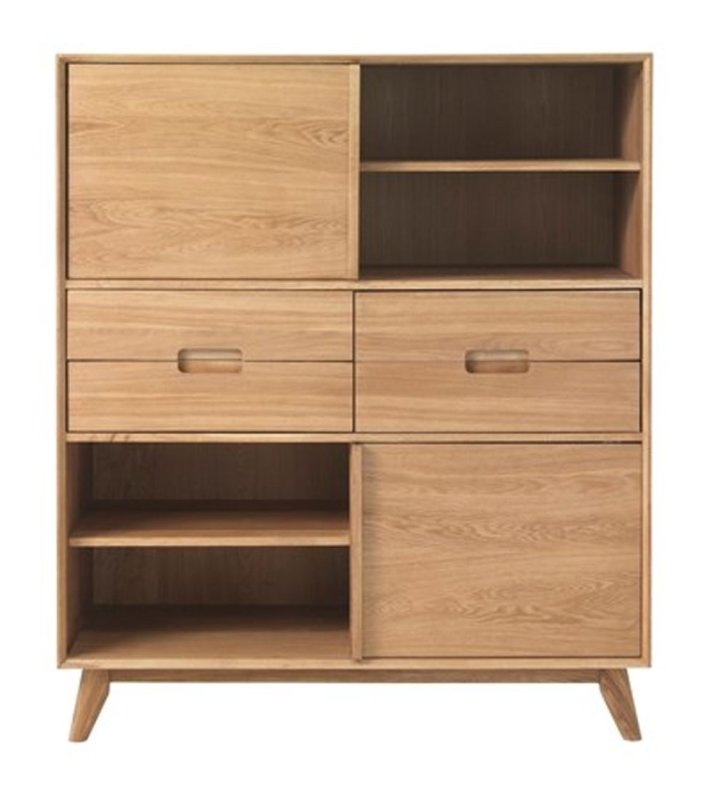 Bjorn Oak Tall Sideboard