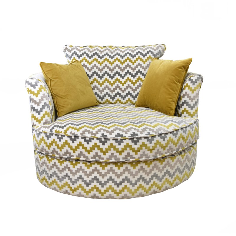 Kiely Swivel Chair Fabric D