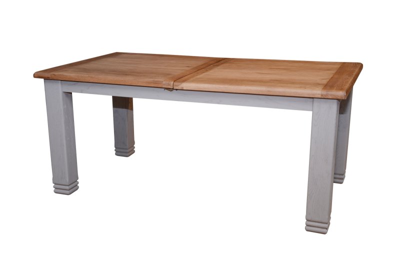 Aquitane 6-8 Person Extending Dining Table French Grey