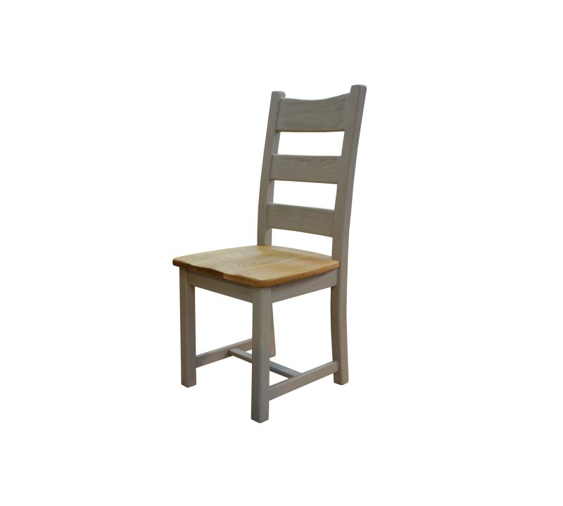 Aquitane Weathered Oak Dining Chair French Grey