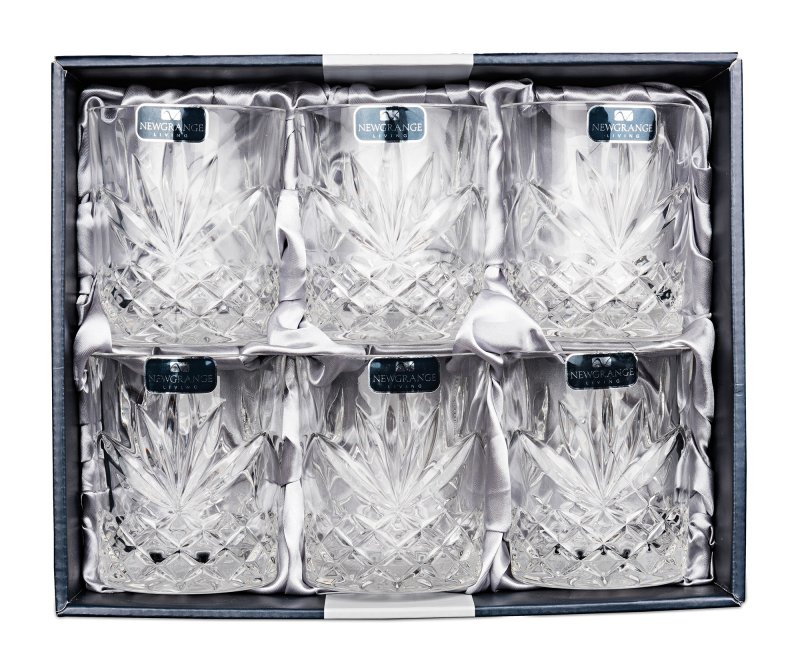 Newgrange Living Set of 6 Adare 310cc Whiskey Glasses