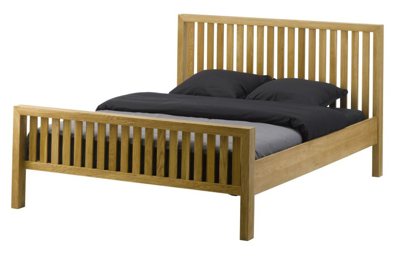 Athens Oak King (150cm) Bedstead