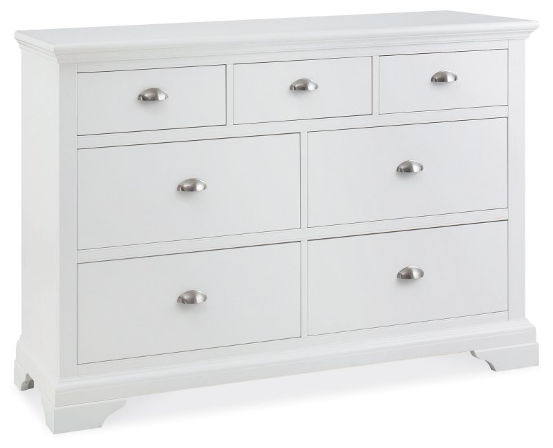 Lipari 4 + 3 Chest Of Drawers White