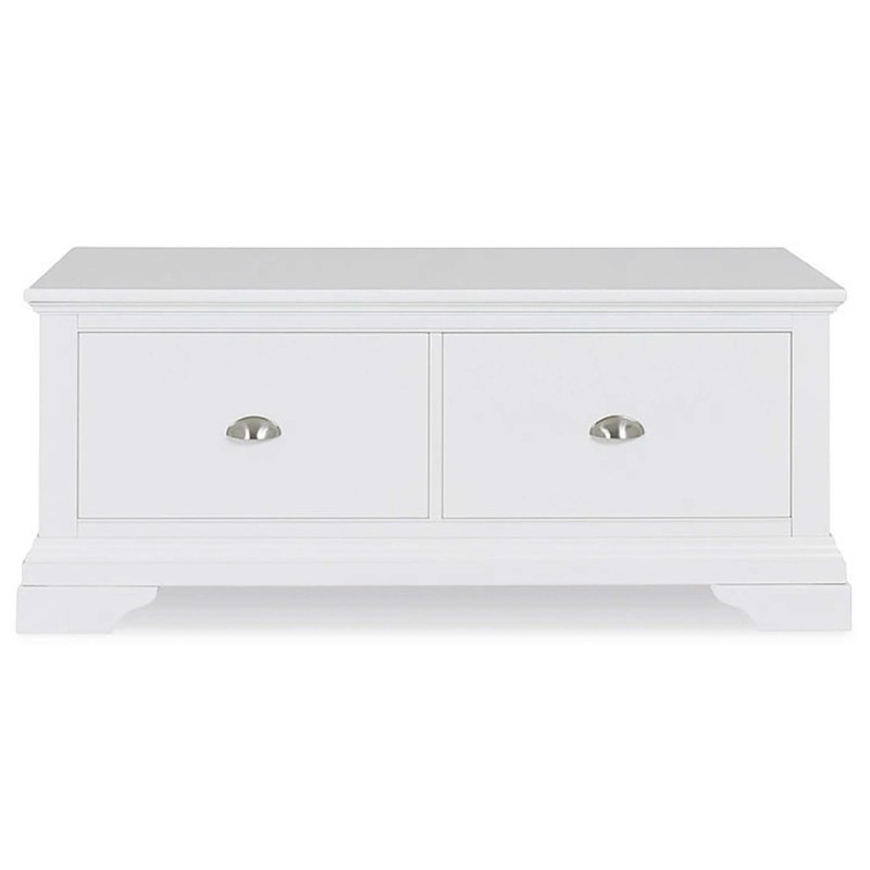 Lipari Blanket Box White 