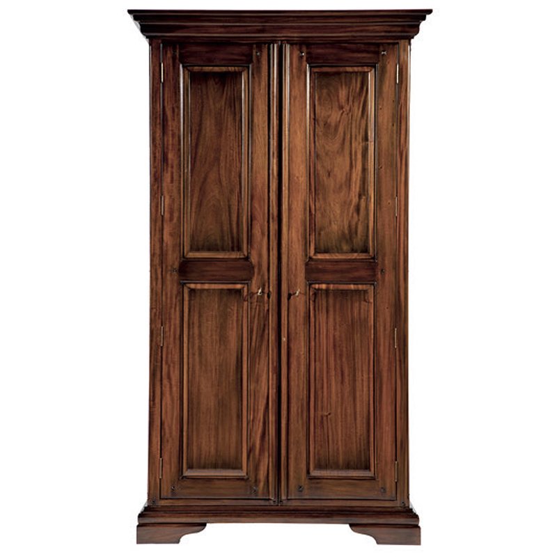 Normandie 2 Door Wardrobe Mahogany 