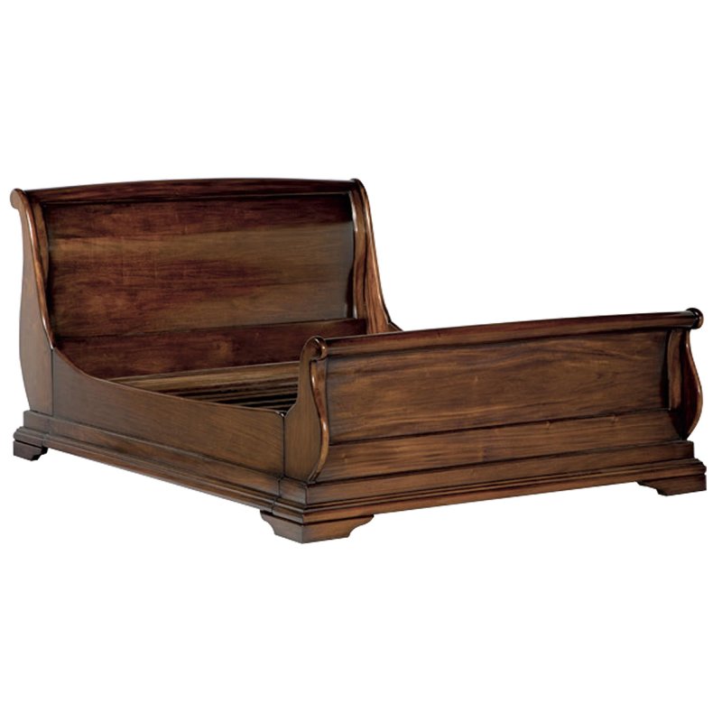 Normandie Super King (180cm) High End Bedstead Mahogany