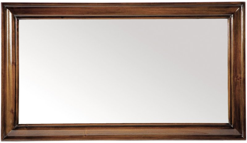 Normandie Wall Mirror Mahogany