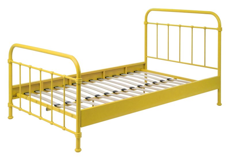 Vipack New York Small Double (120cm) Bedstead Yellow