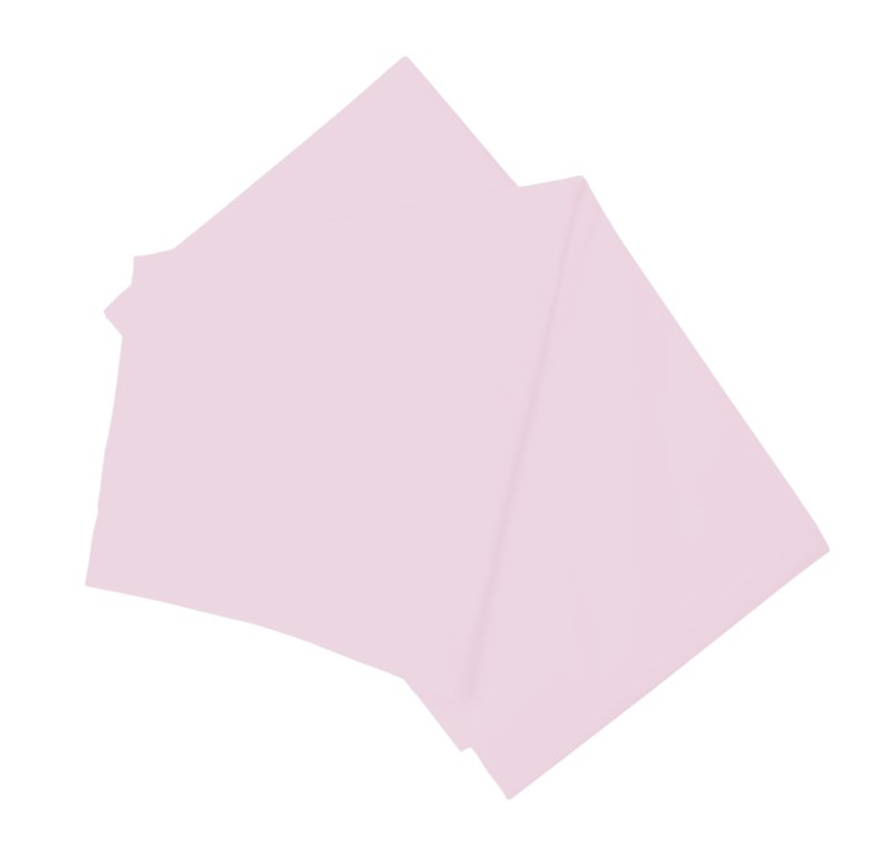 200 Thread Count Single Flat Sheet Powder Pink