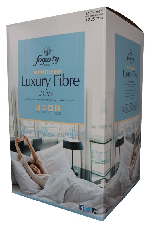 Fogarty Fogarty Supatherm Luxury Fibre Single Duvet 13.5 Tog