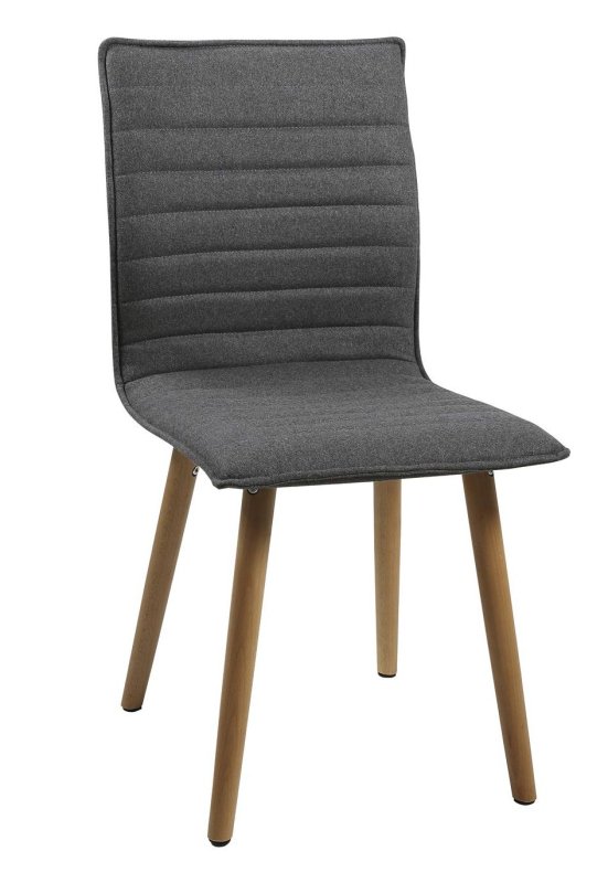 Karla Fabric Dining Chair Light Grey