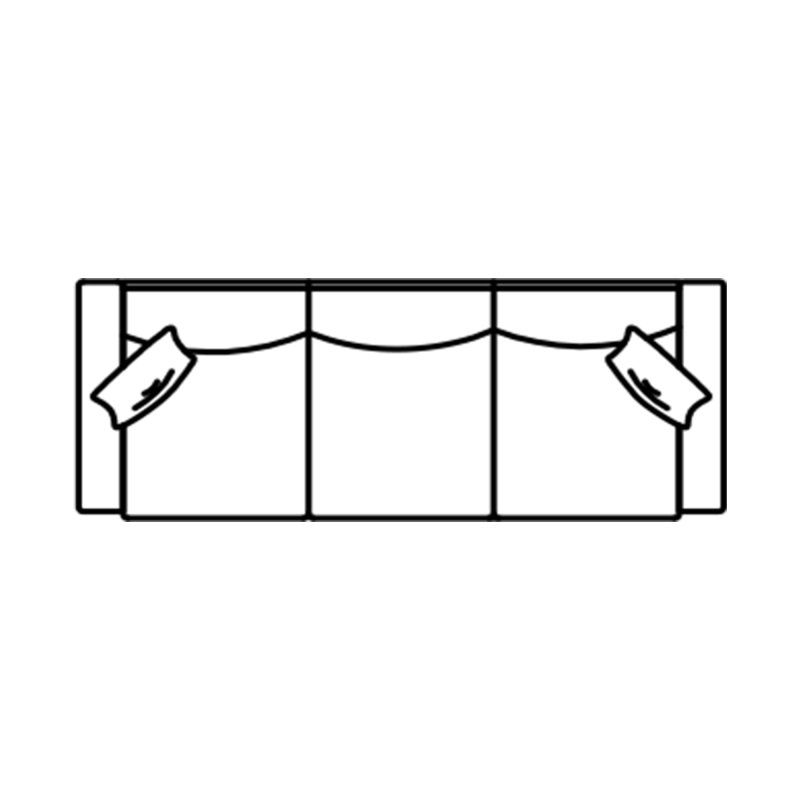 Boston 4 Seater Sofa (3 Seats) Fabric 6
