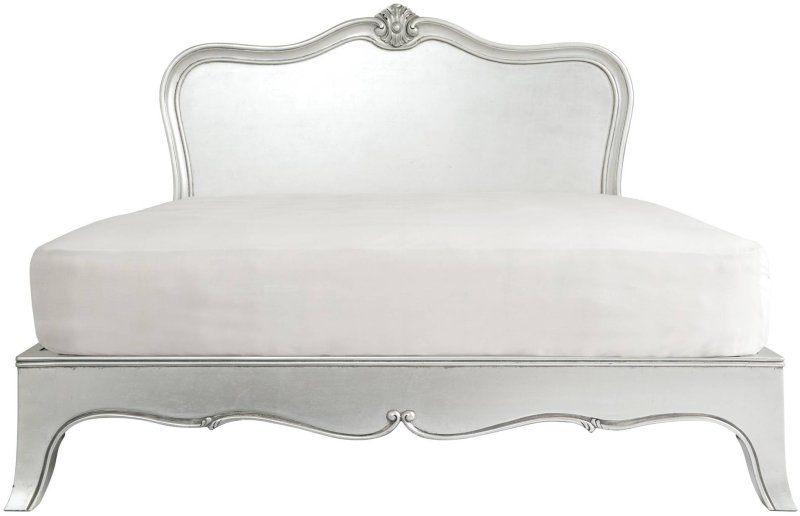 Araminta Silver Leaf King (150cm) Bedstead