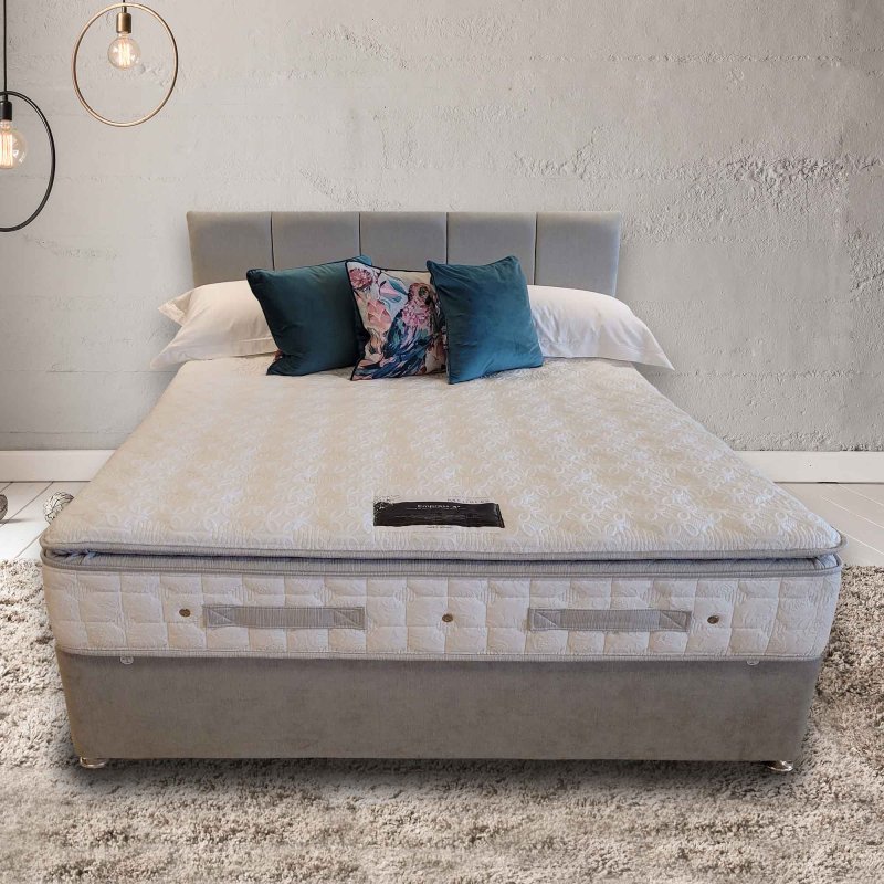 Meubles Hotel Collection Empress Pocket King (150cm) Metro Platform Top Divan Set