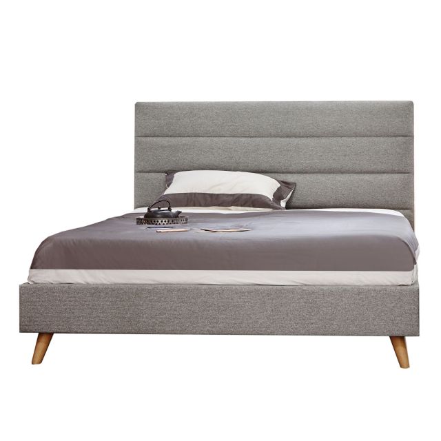Isabella King 150cm Light Grey Upholstered Bedstead Bedsteads Isabella King 150cm Light Grey Upholstered Bedstead Bedsteads Bed Frames Meubles