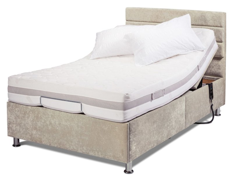 Hampton Small Double (120cm) Adjustable Bed & Deluxe Mattress