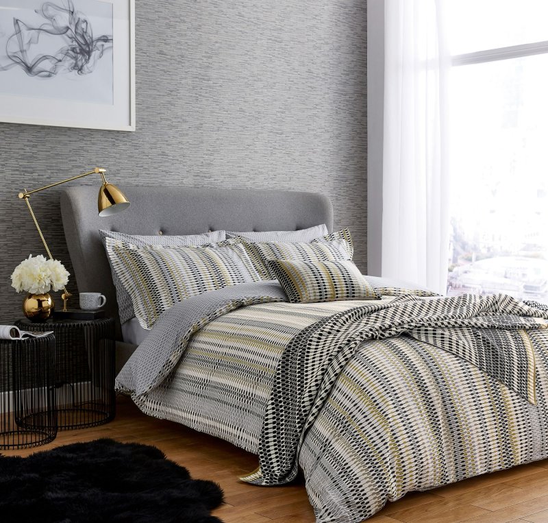 Harlequin Harlequin Array King Duvet Cover Set Charcoal