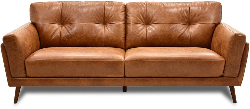 Renato 3 Seater Sofa Leather CM 245E Cognac