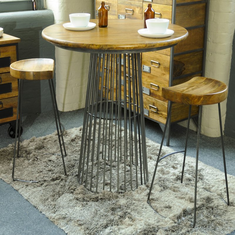 ReEngineered Tractor Seat High Bar Stool Mango Meubles