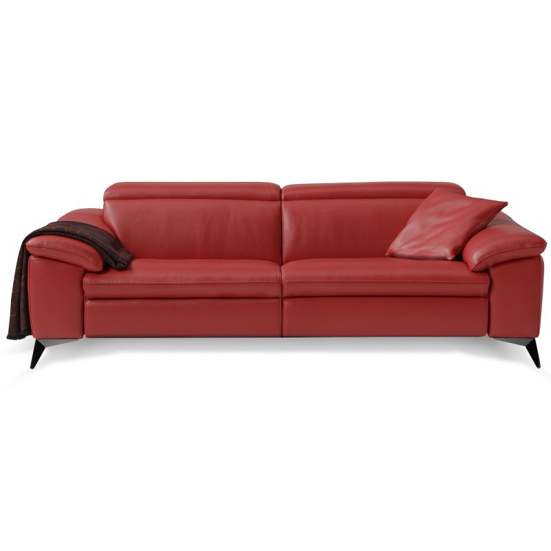 Egoitaliano Martine 3 Seater Sofa With 2 Electric Recliners Microfibre Fabric