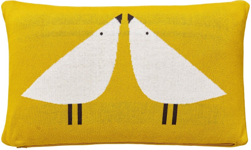 Scion Scion Lintu Bird Cushion Pebble 30cm x 50cm