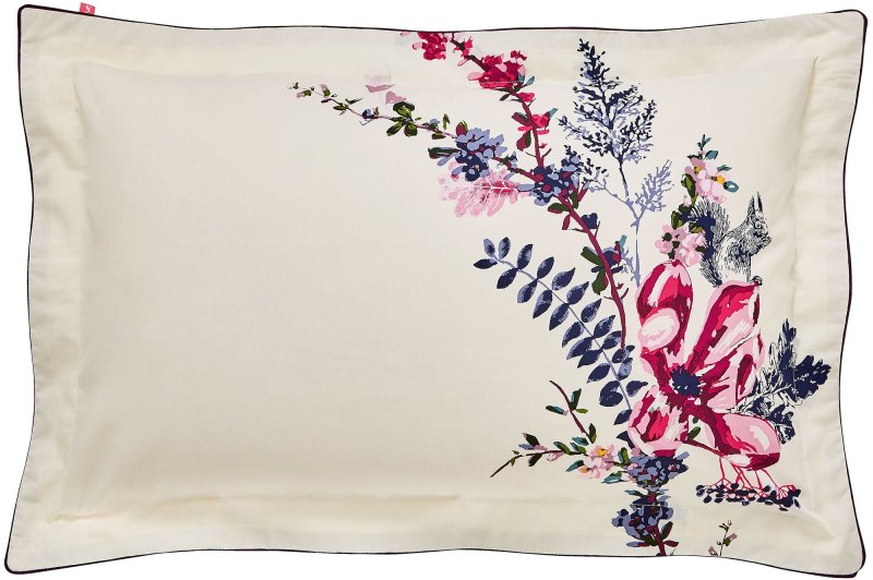 Joules Harvest Garden Oxford Pillowcase Bilberry