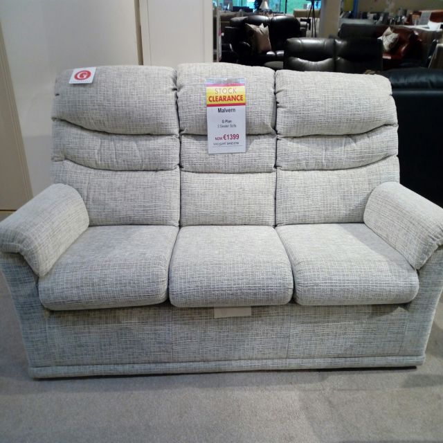 G Plan Malvern 3 Seater Sofa Fabric Available In Galway And