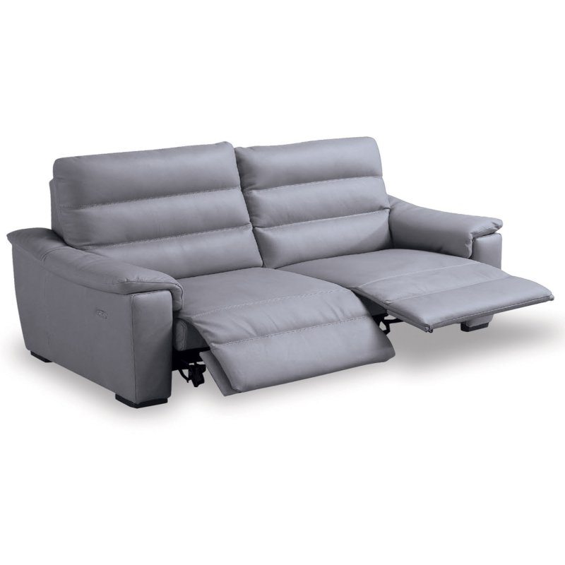 Egoitaliano Marina 3 Seater Sofa With 2 Recliners & 2 Seat Cushions Leather B