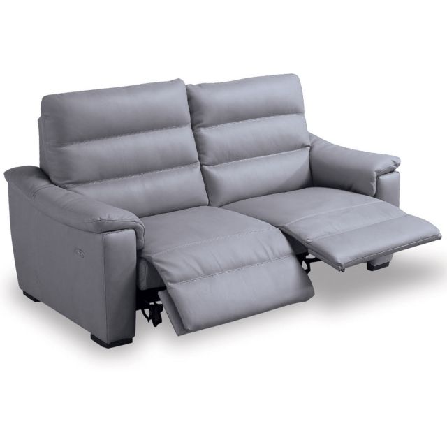 2 seater leather electric recliner