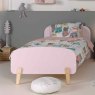 Vipack Kiddy Single (90cm) Bed Old Pink Lifestyle