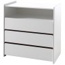 Vipack Kiddy 3 Drawer Chest of Drawers White  