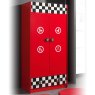Vipack Monza 2 Door Wardrobe Red Lifestyle