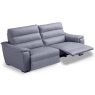 Egoitaliano Marina 3 Seater Sofa With 1 Recliner & 2 Seat Cushions LHF Leather B