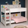 Leo Bunk Bed White With White & Oak Interchangeable Panels