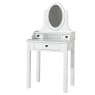 Vipack Amori Dressing Table With Vanity Mirror White
