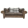 Alexander & James Hudson 3 Seater Scatter Back Fabric & Leather