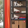 Vipack Alex Bookcase Pine & Black Front