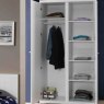 Vipack Lara 2 Door Wardrobe White Open