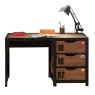 Vipack Alex Study Desk Pine & Black