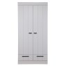 WOOOD Connect 2 Door & 2 Drawers Wardrobe Concrete Grey