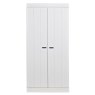 WOOOD Connect 2 Door Wardrobe White