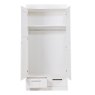 WOOOD Connect 2 Door Wardrobe White