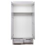 WOOOD Connect 2 Door & 2 Drawers Wardrobe Concrete Grey