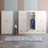 WOOOD Connect 2 Door Wardrobe White