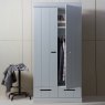 WOOOD Connect 2 Door & 2 Drawers Wardrobe Concrete Grey Lifestyle