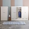 WOOOD Connect 2 Door Wardrobe White Lifestyle