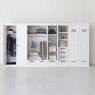 WOOOD Connect 2 Door Wardrobe White Lifestyle