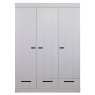 Connect 3 Door & 3 Drawer Wardrobe Concrete Grey