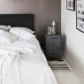 WOOOD Kluis 1 Door Bedside Locker Steel Grey