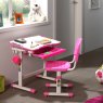 Comfortline Adjustable & Tiltable Desk Including Adjustable Chair 201 Pink Lifes